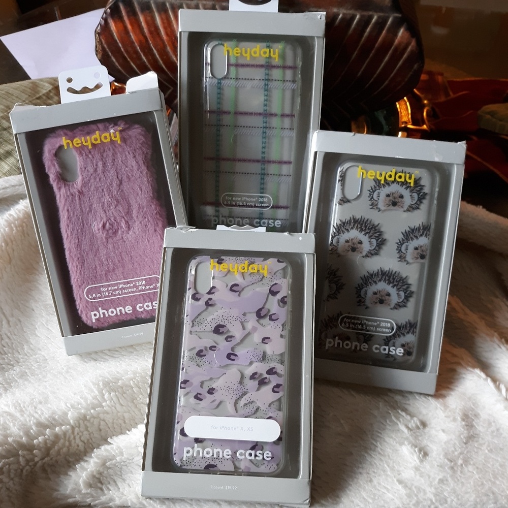 4 iPhone cases for new iPhone 2018 NIB